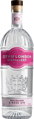 ジン City of London Rhubarb & Rose Gin 70 cl