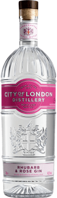 Genever Gin City of London Rhubarb & Rose 70 cl