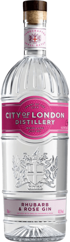 24,95 € | Genever Gin City of London Rhubarb & Rose Großbritannien 70 cl