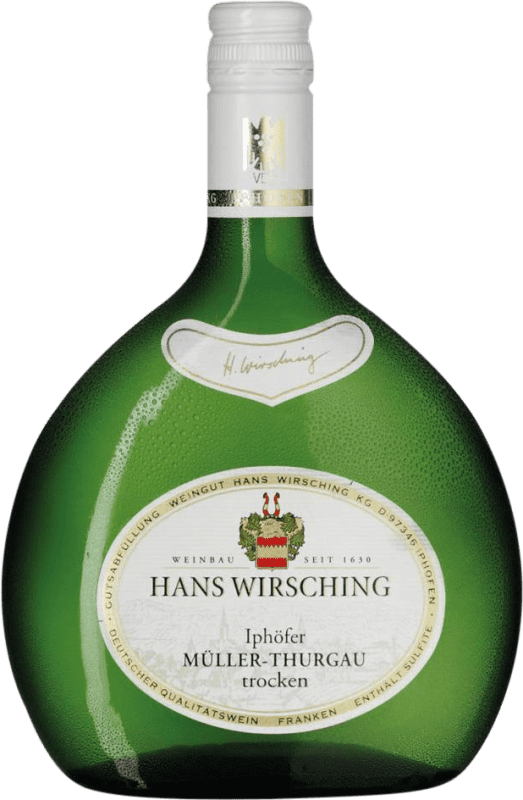 Бесплатная доставка | Белое вино Hans Wirsching Iphöfer сухой Franken Германия Müller-Thurgau 75 cl