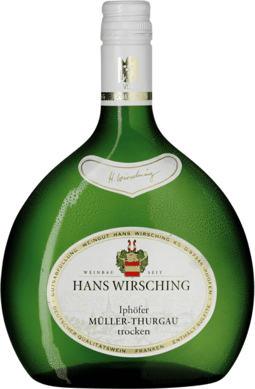 Free Shipping | White wine Hans Wirsching Iphöfer Dry Franken Germany Müller-Thurgau 75 cl