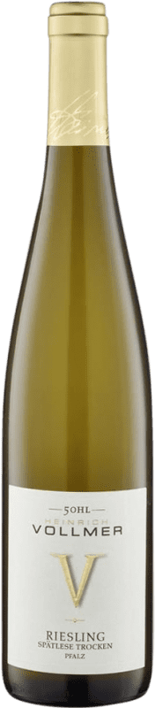 10,95 € | Белое вино Heinrich Vollmer 50 HL Spätlese сухой Q.b.A. Pfälz Пфальце Германия Riesling 75 cl