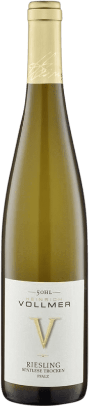 9,95 € Envoi gratuit | Vin blanc Heinrich Vollmer 50 HL Spätlese Sec Q.b.A. Pfälz