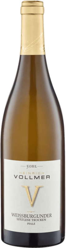 9,95 € Envio grátis | Vinho branco Heinrich Vollmer 50 HL Spätlese Seco Q.b.A. Pfälz