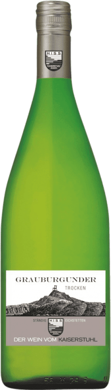 Envoi gratuit | Vin blanc Hiss Eichstetter Herrenbuck Baden Allemagne Pinot Gris 1 L