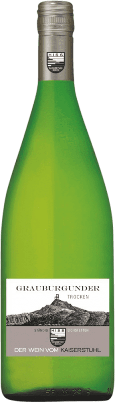 Free Shipping | White Wine Hiss Eichstetter Herrenbuck Baden Germany Pinot Gris 1 L