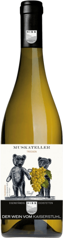 Envío gratis | Vino blanco Hiss Seco Baden Alemania Moscato 75 cl