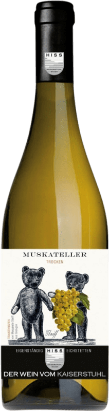 Free Shipping | White wine Hiss Dry Baden Germany Muscat 75 cl