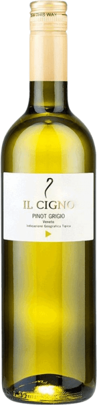 Free Shipping | White Wine Il Cigno I.G.T. Veneto Veneto Italy Pinot Gris 1 L