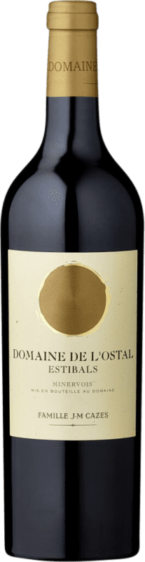 21,95 € Envío gratis | Vino Tinto Famille J.M. Cazes Domaine de L'Ostal Estibals A.O.C. Minervois