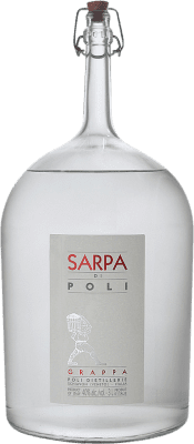 Граппа Jacopo Poli Sarpa Barrique Big Mama Merlot и Cabernet Sauvignon Venezia Специальная бутылка 3 L