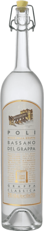 39,95 € Free Shipping | Grappa Jacopo Poli Bassano Classica I.G.T. Venezia Medium Bottle 50 cl