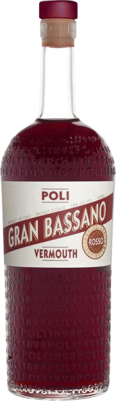 Envoi gratuit | Vermouth Jacopo Poli Gran Bassano Rosso Italie 70 cl