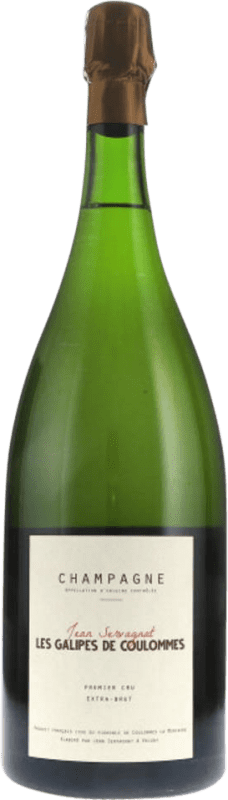 Spedizione Gratuita | Spumante Bianco Jean Servagnat. Les Galipes de Coulommes Extra Brut 1er Premier Cru A.O.C. Champagne champagne Francia Chardonnay, Pinot Meunier Bottiglia Magnum 1,5 L
