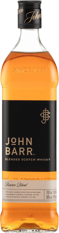 Envoi gratuit | Blended Whisky John Barr. Black Label Réserve Ecosse Royaume-Uni 70 cl