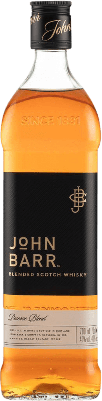 16,95 € | Whisky Blend John Barr Black — Édition Noire Réserve Ecosse Royaume-Uni 70 cl