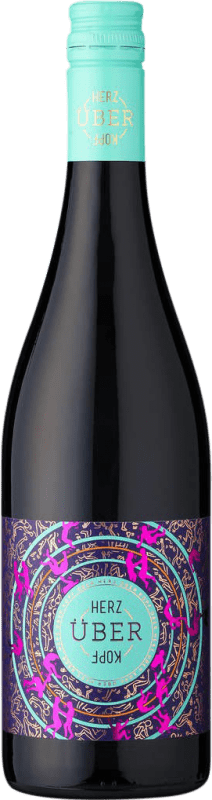 Envío gratis | Vino Tinto Josef Ambs Herz über Kopf Cuvée I.G. Baden Baden Alemania Cabernet Sauvignon, Pinot Negro 75 cl