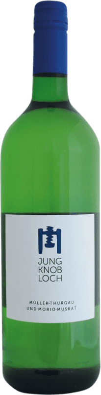 Free Shipping | White wine Jung & Knobloch Müller Thurgau & Morio Muskat Semi-Dry Semi-Sweet Q.b.A. Rheinhessen Rheinhessen Germany Muscat, Müller-Thurgau 1 L