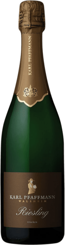 送料無料 | 白スパークリングワイン Karl Pfaffmann Sekt ドライ Q.b.A. Pfälz Pfälz ドイツ Riesling 75 cl