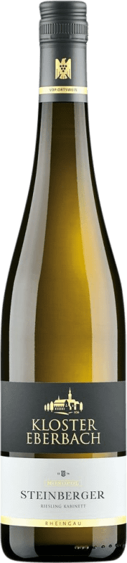 Envoi gratuit | Vin blanc Kloster Eberbach Steinberger Kabinett V.D.P. Ortswein Rheingau Allemagne Riesling 75 cl