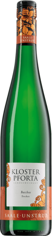 Бесплатная доставка | Белое вино Kloster Pforta сухой Saale Unstrut Германия Bacchus 75 cl