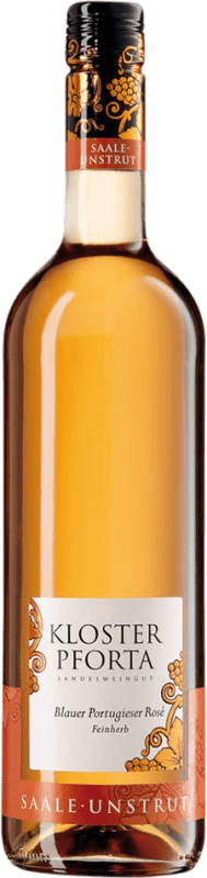 Free Shipping | Rosé Wine Kloster Pforta Blauer Halbtrocken — Medium Dry Rosé Q.b.A. Saale-Unstrut Saale Unstrut Germany Portugieser 75 cl