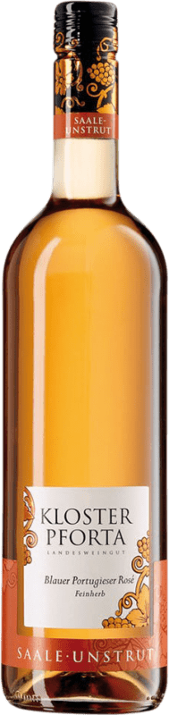 Envio grátis | Vinho rosé Kloster Pforta Blauer Rosé Semi-seco Semi-doce Saale Unstrut Alemanha Portugieser 75 cl