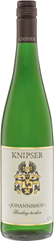 Envoi gratuit | Vin blanc Knipser Johannishof Sec Q.b.A. Pfälz Pfälz Allemagne Riesling 75 cl