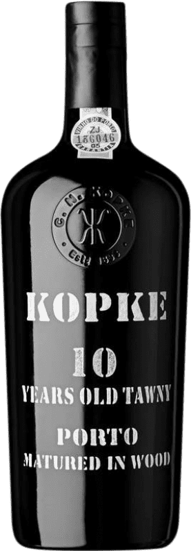 Free Shipping | Fortified wine Kopke I.G. Douro Douro Portugal 10 Years 75 cl