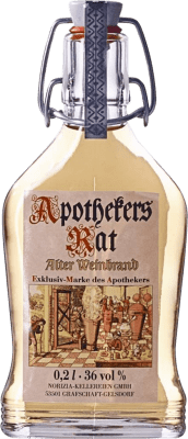 Brandy Conhaque Kräuter Apotheke Apothekers Rat Garrafa Pequena 20 cl