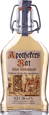 Spedizione Gratuita | Brandy Kräuter Apotheke Apothekers Rat Germania Bottiglietta 20 cl
