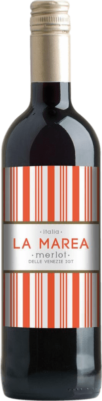 Free Shipping | Red wine La Marea I.G.T. Delle Venezie Venecia Italy Merlot 1 L