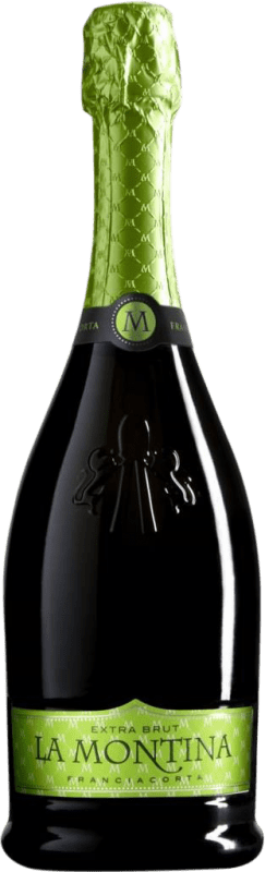 送料無料 | 白スパークリングワイン La Montina エキストラブラット D.O.C.G. Franciacorta ロンバルディア イタリア Nebbiolo, Chardonnay 75 cl