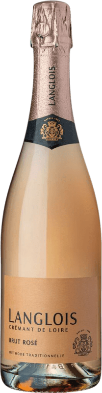 31,95 € 免费送货 | 玫瑰气泡酒 Château Langlois Rosé 香槟 A.O.C. Crémant de Loire