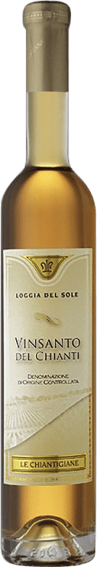 Бесплатная доставка | Крепленое вино Le Chiantigiane Loggia del Sole Vin Santo I.G.T. Toscana Тоскана Италия Malvasía, Trebbiano Toscano бутылка Medium 50 cl