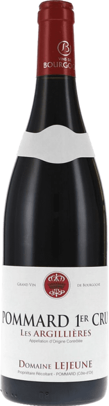 Free Shipping | Red Wine Lejeune Les Argillières 1er Premier Cru A.O.C. Pommard Burgundy France Pinot Noir 75 cl