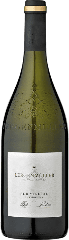 Envoi gratuit | Vin blanc Lergenmüller Pur Mineral Sec Q.b.A. Pfälz Pfälz Allemagne Chardonnay 75 cl