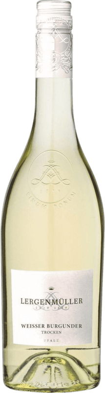 Envoi gratuit | Vin blanc Lergenmüller Sec Q.b.A. Pfälz Pfälz Allemagne Pinot Blanc 75 cl