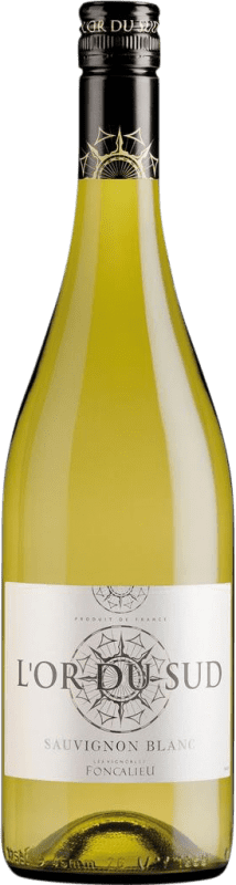 10,95 € Spedizione Gratuita | Vino Bianco Les Vignobles Foncalieu I.G.P. Vin de Pays d'Oc