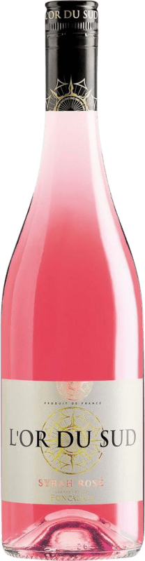 Envío gratis | Vino rosado Les Vignobles Foncalieu Rosé I.G.P. Vin de Pays d'Oc Burdeos Francia Syrah 75 cl