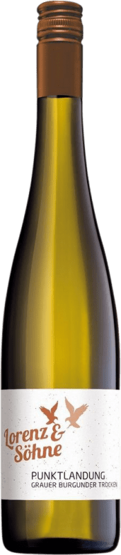 Бесплатная доставка | Белое вино Lorenz & Söhne Punktlandung сухой Q.b.A. Nahe Nahe Германия Pinot Grey 75 cl