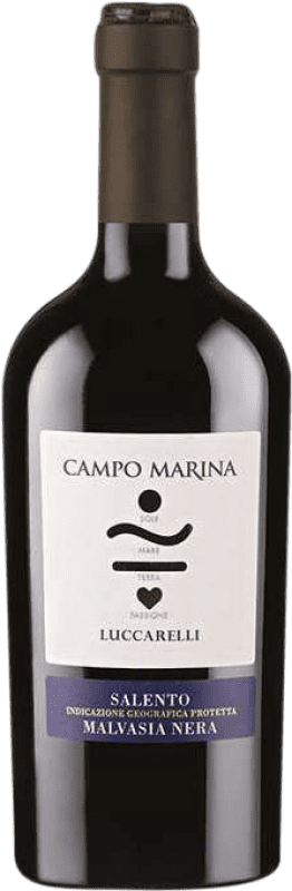 Бесплатная доставка | Красное вино Luccarelli Campo Marina I.G.T. Puglia Апулия Италия Malvasia Black 75 cl