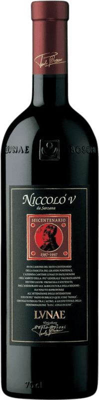 39,95 € | Vino Tinto Lunae Niccoló V Reserva D.O.C. Colli di Luni Italia Merlot, Sangiovese, Pollera 75 cl