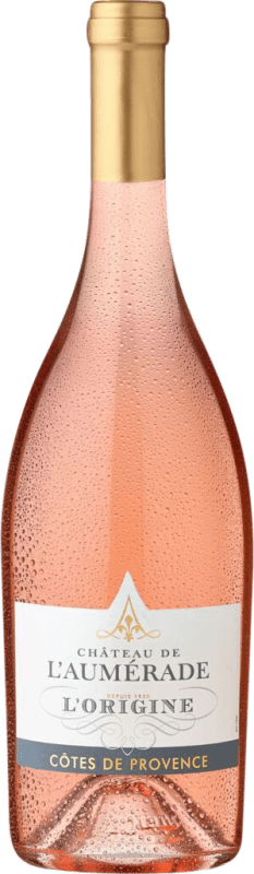 14,95 € | Vino rosado Maison Fabre. Château de l'Aumérade l'Origine Rosé A.O.C. Côtes de Provence Provence Francia Syrah, Garnacha, Cinsault 75 cl