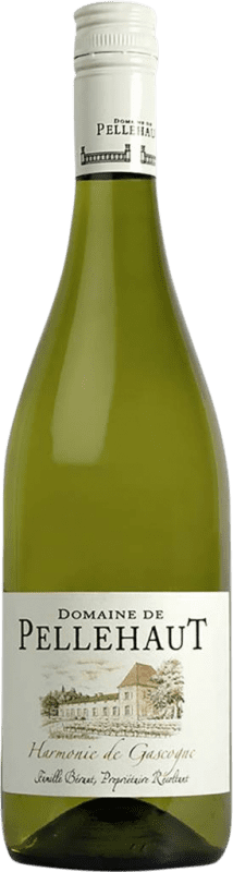 Бесплатная доставка | Белое вино Maison Sichel Domaine de Pellehaut Harmonie de Gascogne Blanc I.G.P. Vin de Pays Côtes de Gascogne Франция Nebbiolo, Chardonnay, Ugni Blanco, Gros Manseng, Colombard 75 cl