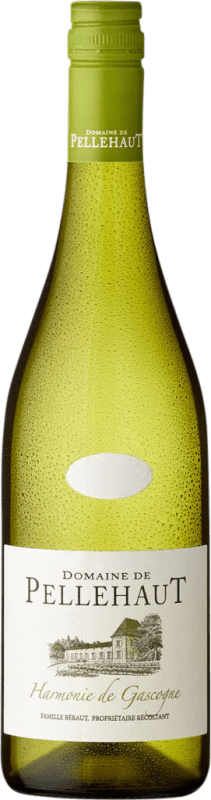 Free Shipping | White wine Maison Sichel Domaine de Pellehaut Harmonie de Gascogne Blanc I.G.P. Vin de Pays Côtes de Gascogne France Nebbiolo, Chardonnay, Ugni Blanco, Gros Manseng, Colombard 75 cl