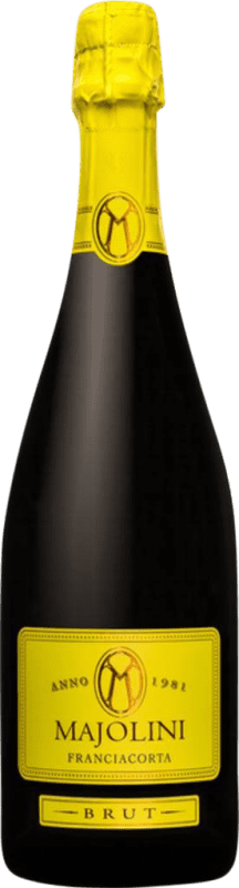 送料無料 | 白スパークリングワイン Majolini Brut D.O.C.G. Franciacorta ロンバルディア イタリア Nebbiolo, Chardonnay 75 cl