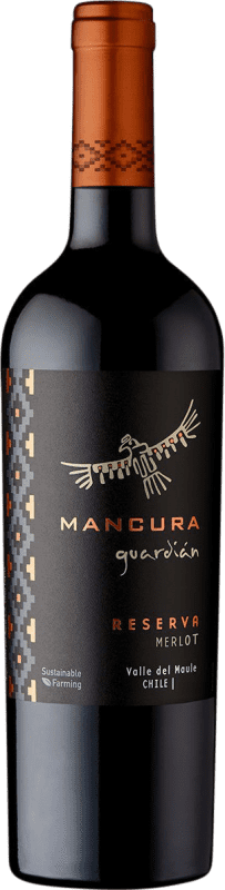 Бесплатная доставка | Красное вино Mancura Guardián Резерв I.G. Valle del Maule Долина Мауле Чили Merlot, Syrah 75 cl