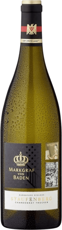 Envio grátis | Vinho branco Markgraf von Baden Durbacher Schloss Staufenberg Seco V.D.P. Erste Lage Baden Alemanha Chardonnay 75 cl