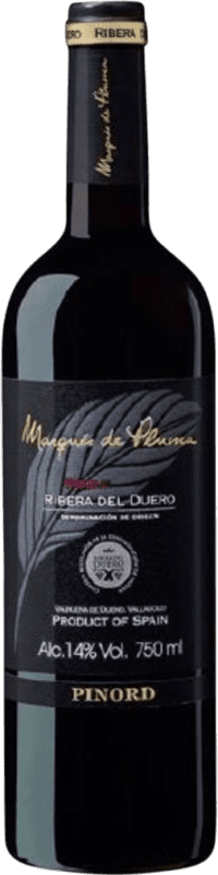 Spedizione Gratuita | Vino Rosso Marqués de Pluma Rovere D.O. Ribera del Duero Castilla y León Spagna Tempranillo 75 cl